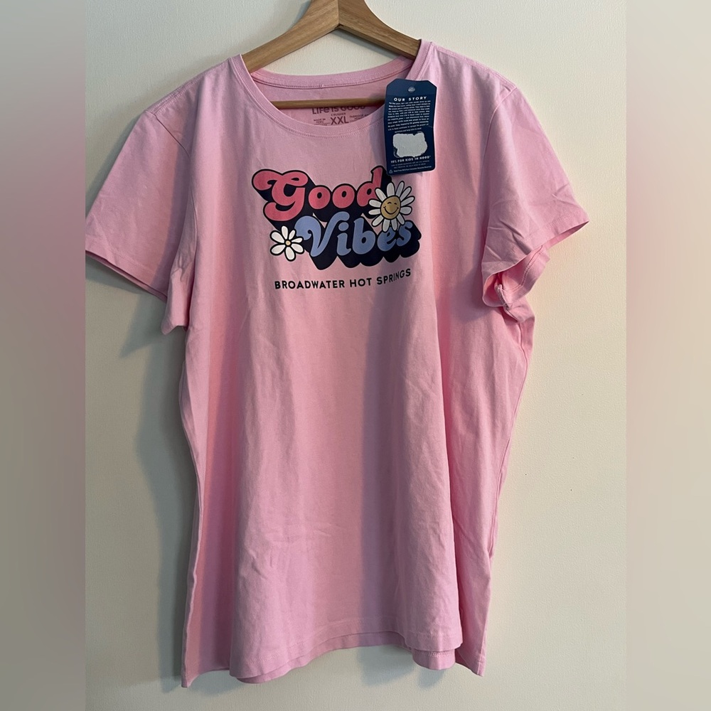 Life Is Good 'Good Vibes' Short Sleeve Crusher Tee